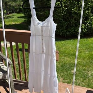 Madewell White Midi Dress